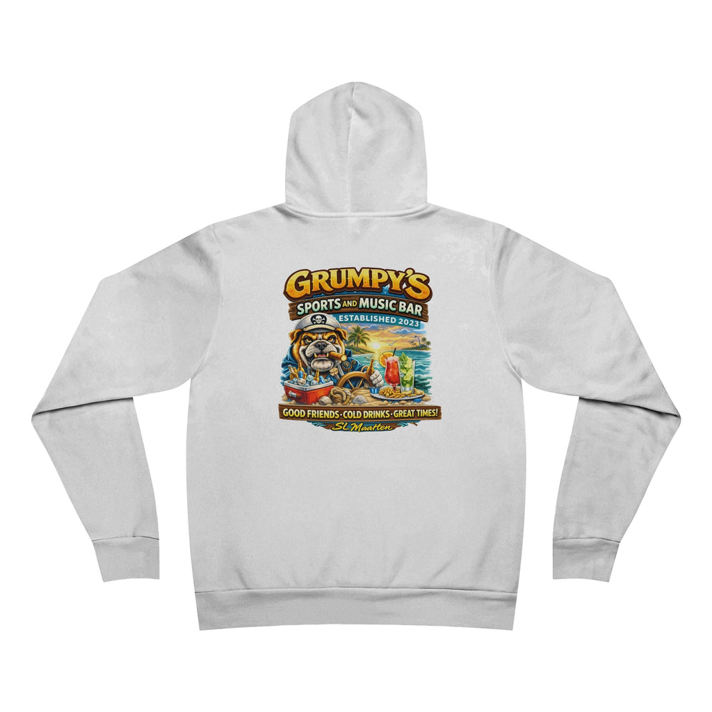 Black Grumpy's Sports & Music Bar Pullover Hoodie, hoodie product image 6, size S.