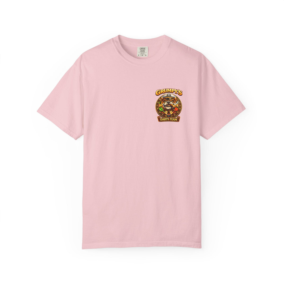 Seafoam Grumpy's Darts Team T-Shirt – Tropical Bulldog Tee, t-shirt product image 11, size M.