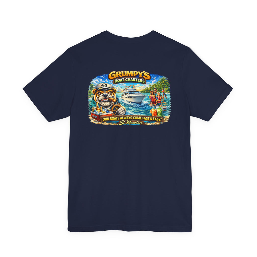 Grumpy’s Boat Charters Fishing Graphic Tee