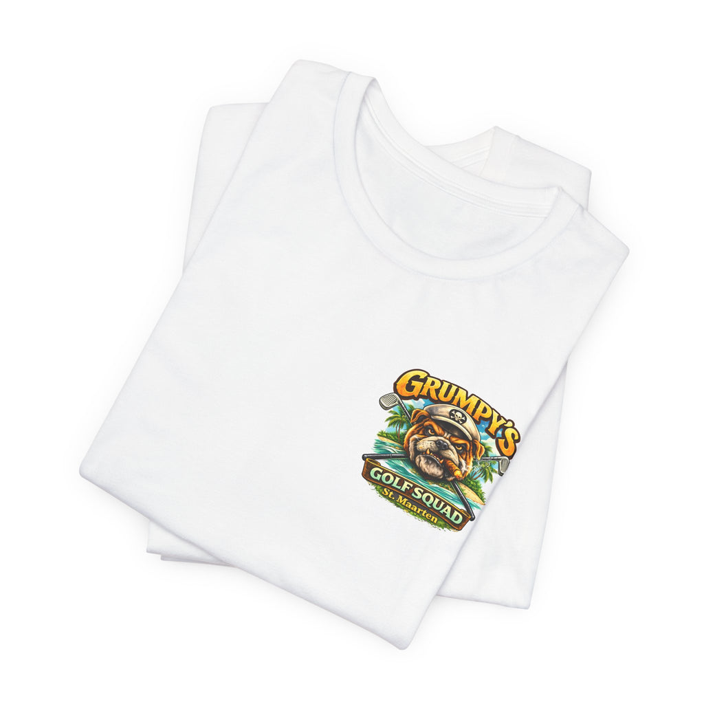 Grumpy’s Golf Squad Drive Putt Drink Rum Golf T-Shirt