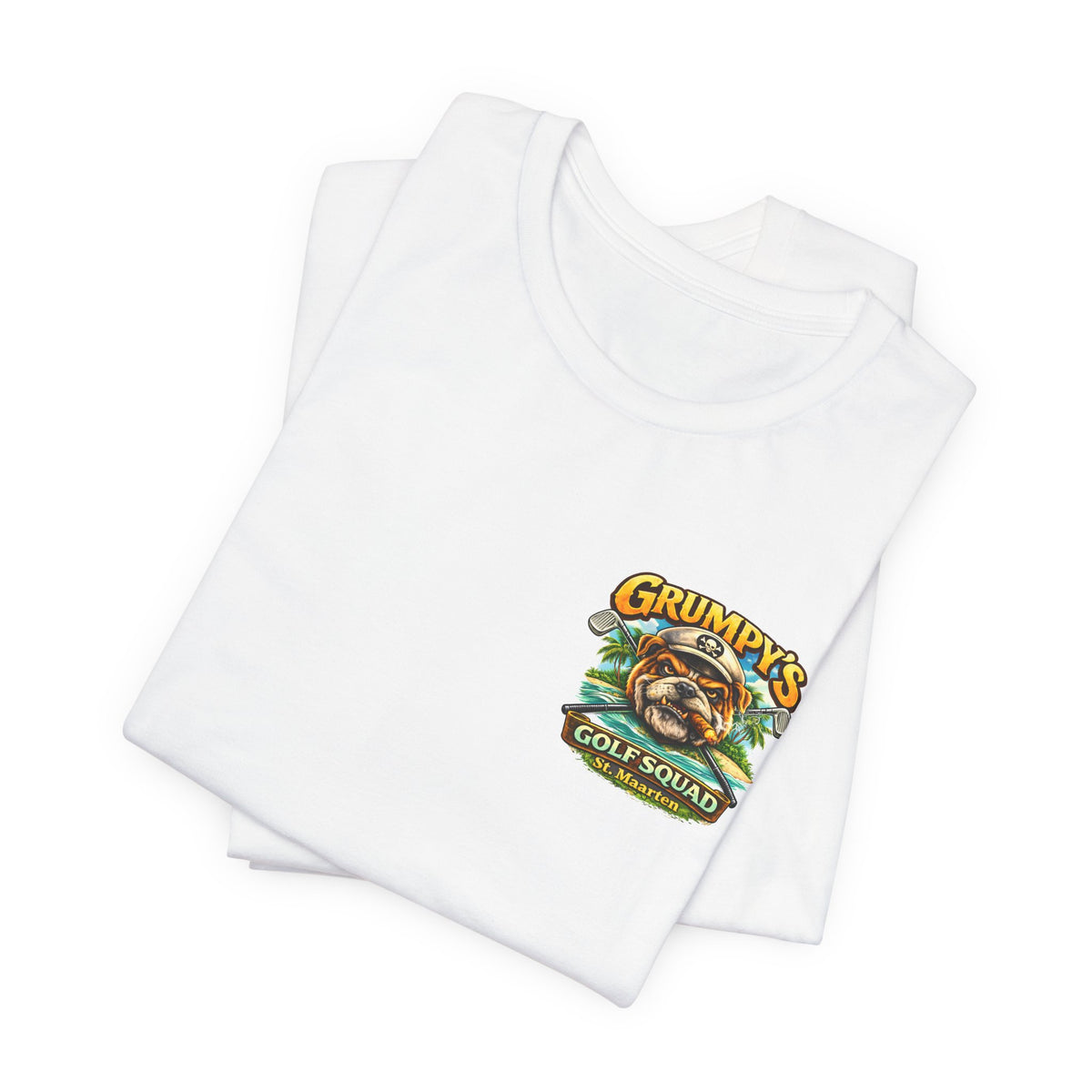Grumpy’s Golf Squad Drive Putt Drink Rum Golf T-Shirt