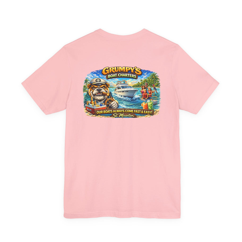 Grumpy’s Boat Charters Fishing Graphic Tee