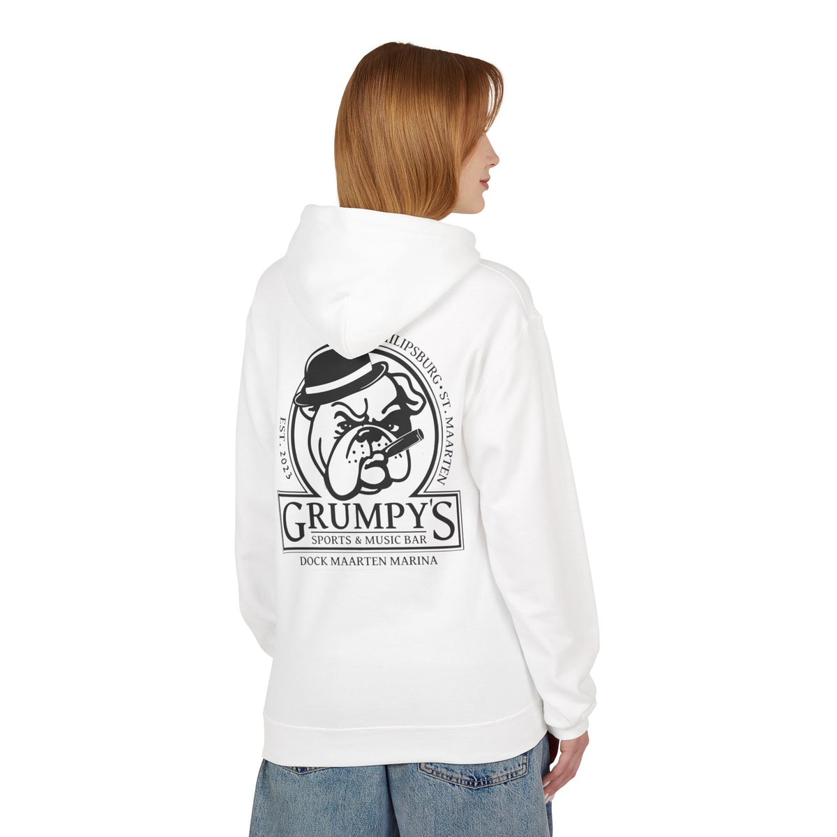 Grumpy’s Sports & Music Bar Vintage Bulldog Hoodie