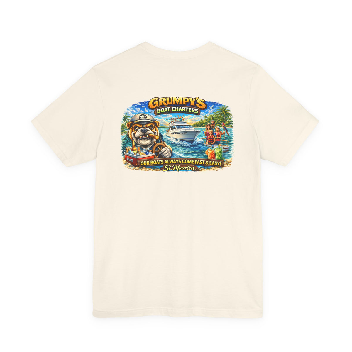 Grumpy’s Boat Charters Fishing Graphic Tee