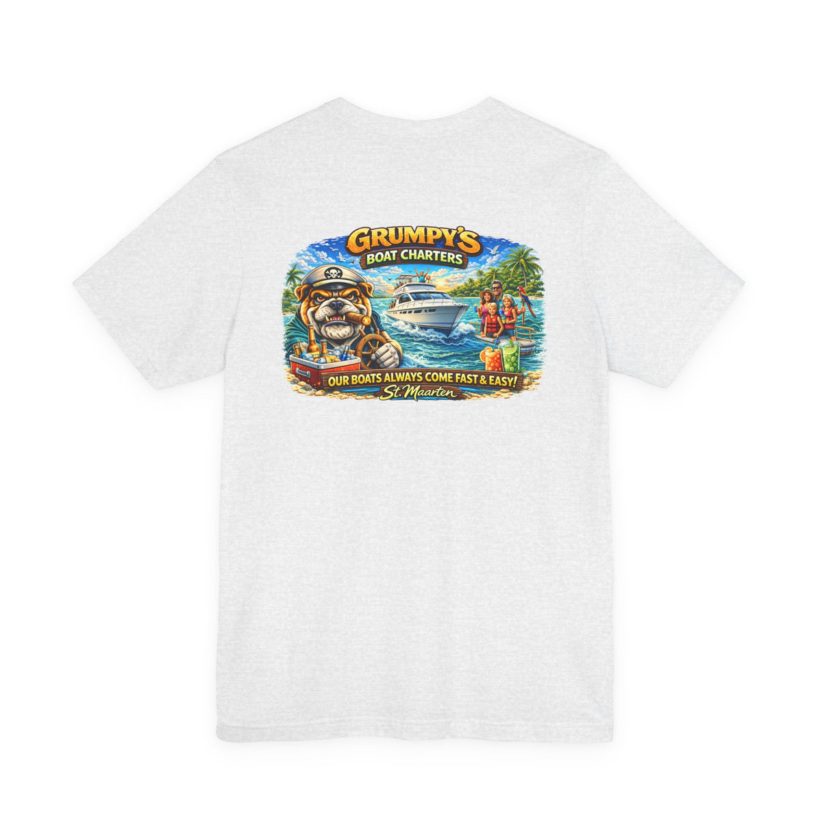 Grumpy’s Boat Charters Fishing Graphic Tee