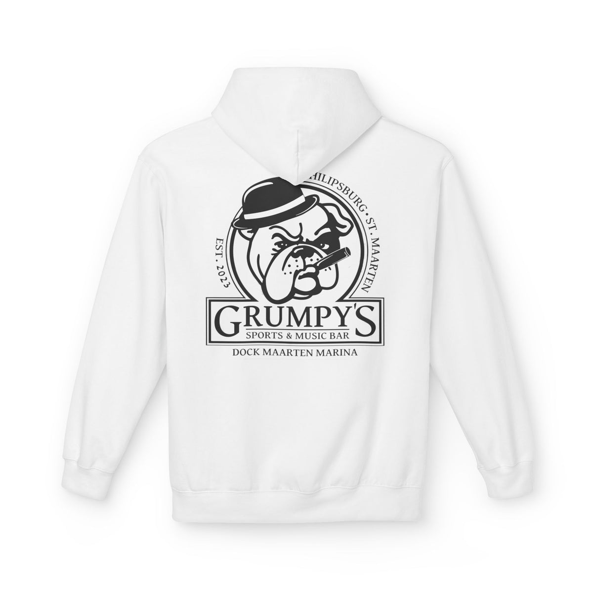 Grumpy’s Sports & Music Bar Vintage Bulldog Hoodie