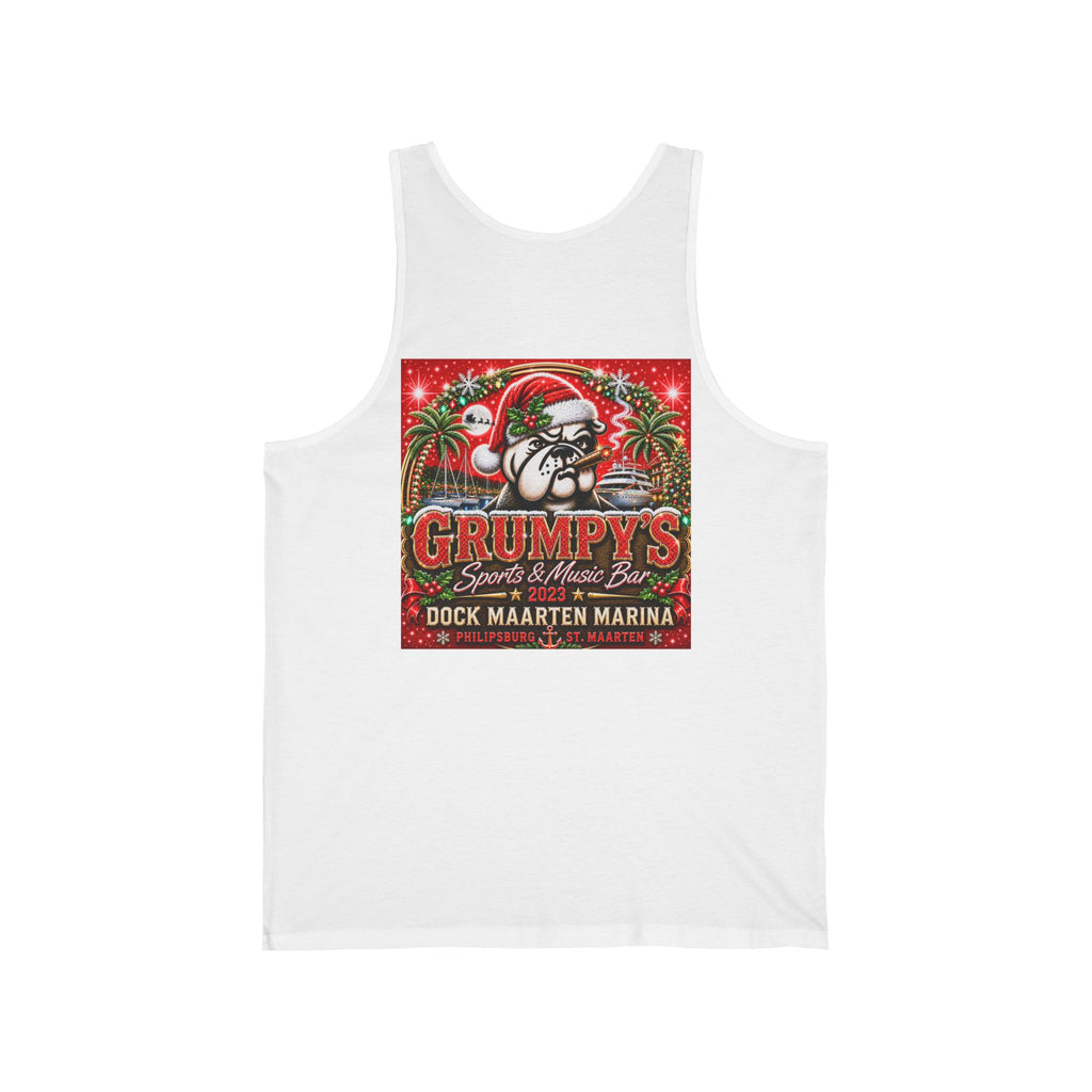 Grumpy’s Red Anchor Unisex Tank Top | St. Maarten